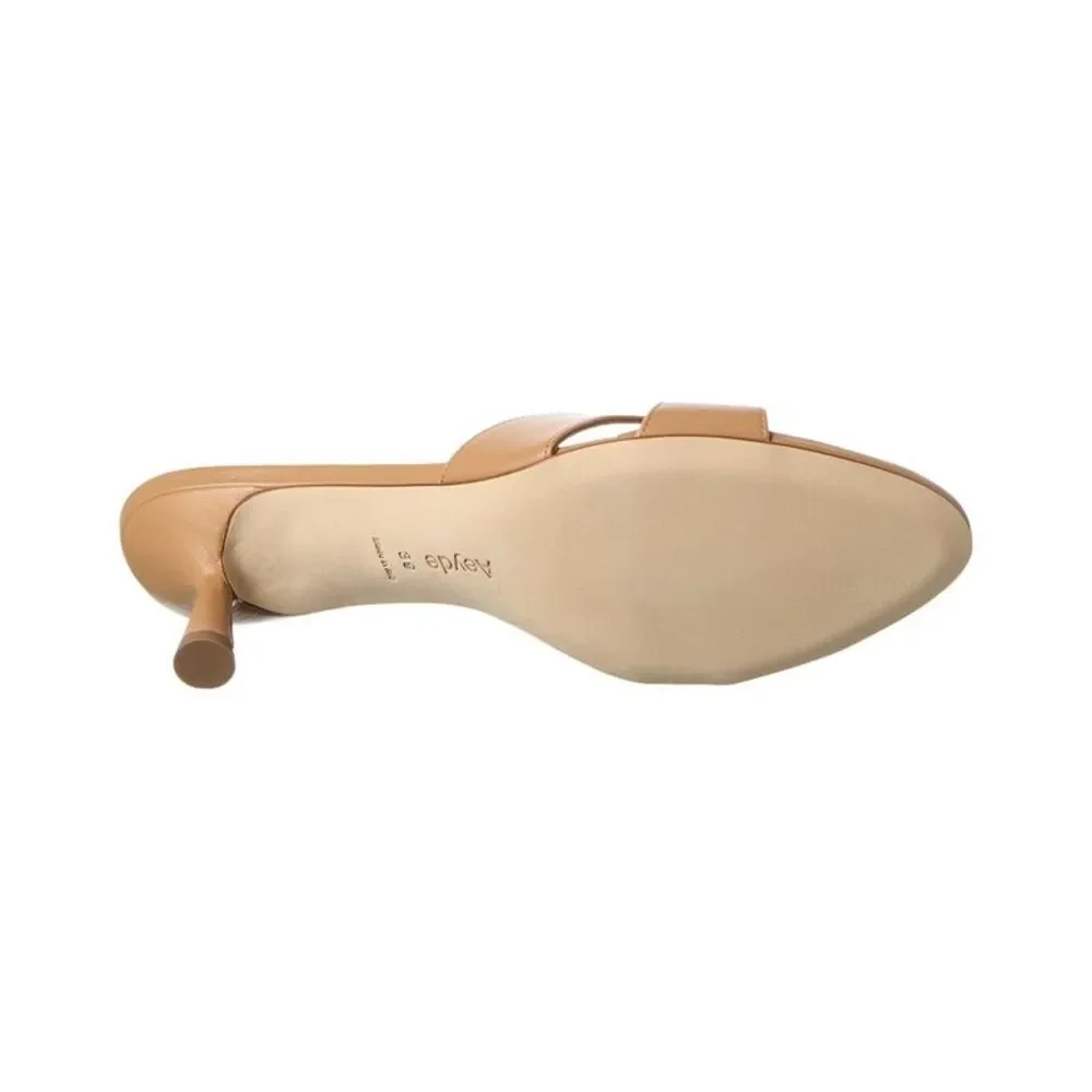 Aeyde Vero Leather Sandal, Tan